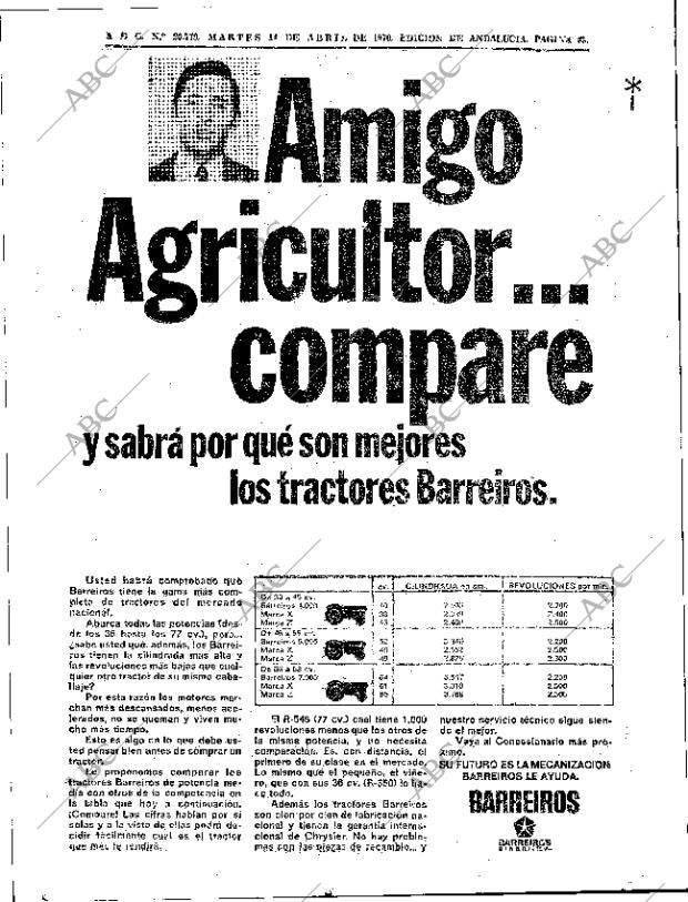 ABC SEVILLA 14-04-1970 página 86