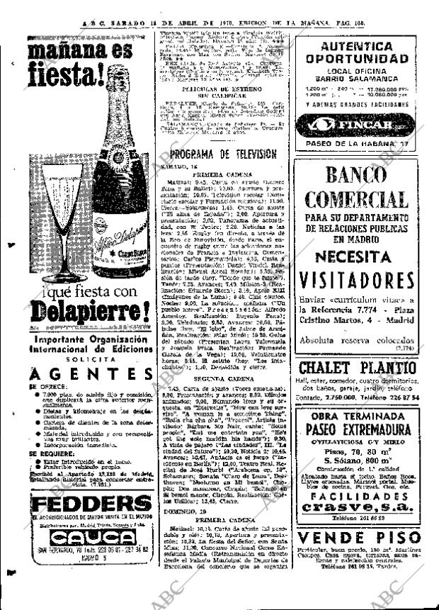 ABC MADRID 18-04-1970 página 100