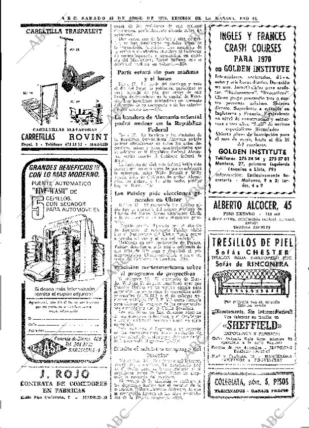 ABC MADRID 18-04-1970 página 44