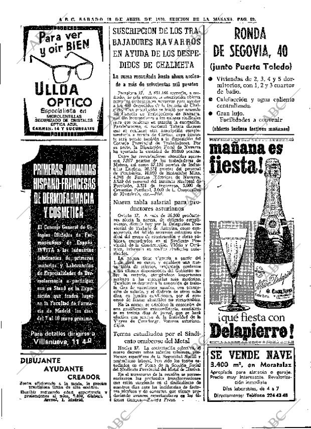 ABC MADRID 18-04-1970 página 52