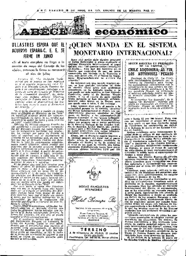 ABC MADRID 18-04-1970 página 71