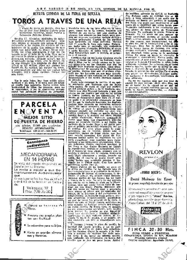 ABC MADRID 18-04-1970 página 87