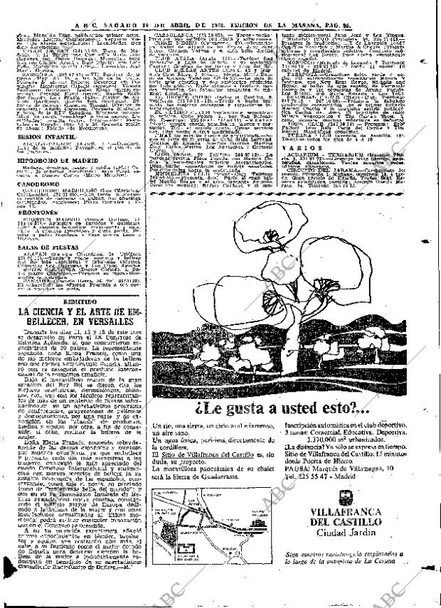 ABC MADRID 18-04-1970 página 95