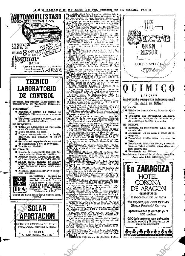 ABC MADRID 18-04-1970 página 98