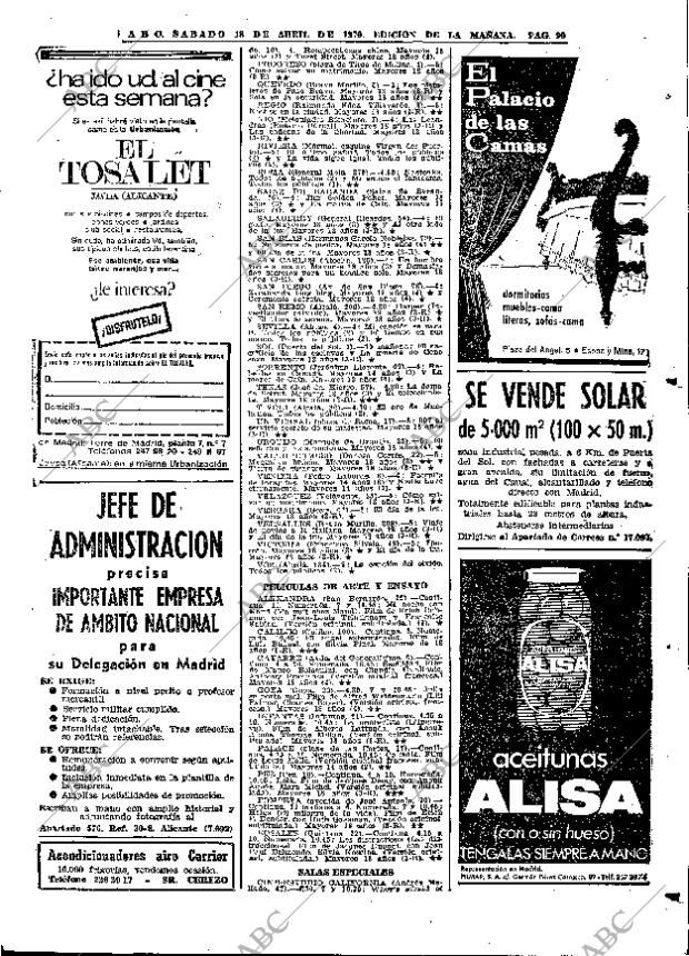 ABC MADRID 18-04-1970 página 99