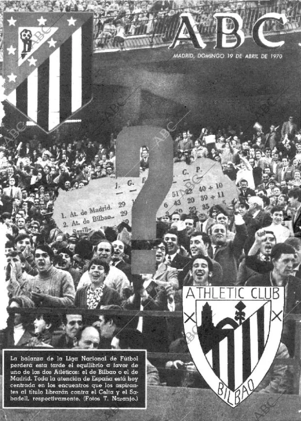 ABC MADRID 19-04-1970 página 1