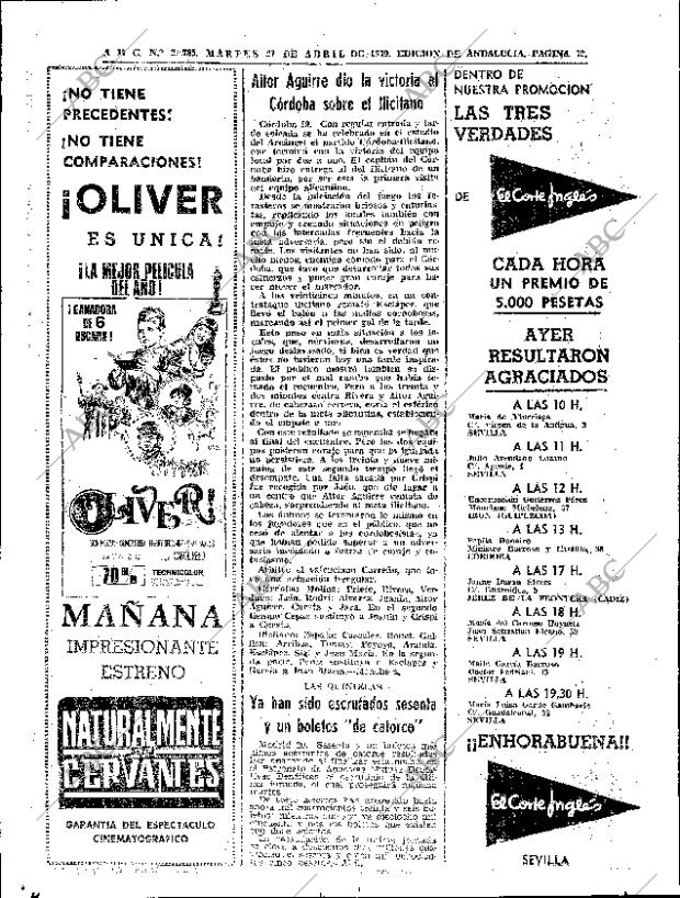 ABC SEVILLA 21-04-1970 página 72