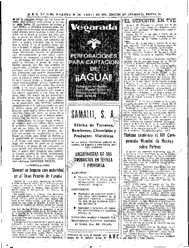ABC SEVILLA 21-04-1970 página 76