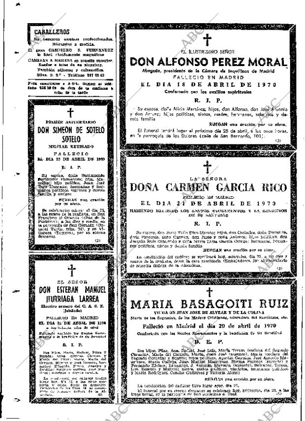 ABC MADRID 22-04-1970 página 116