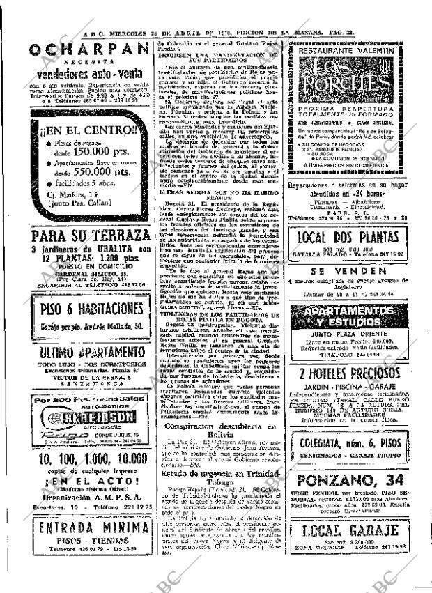 ABC MADRID 22-04-1970 página 32