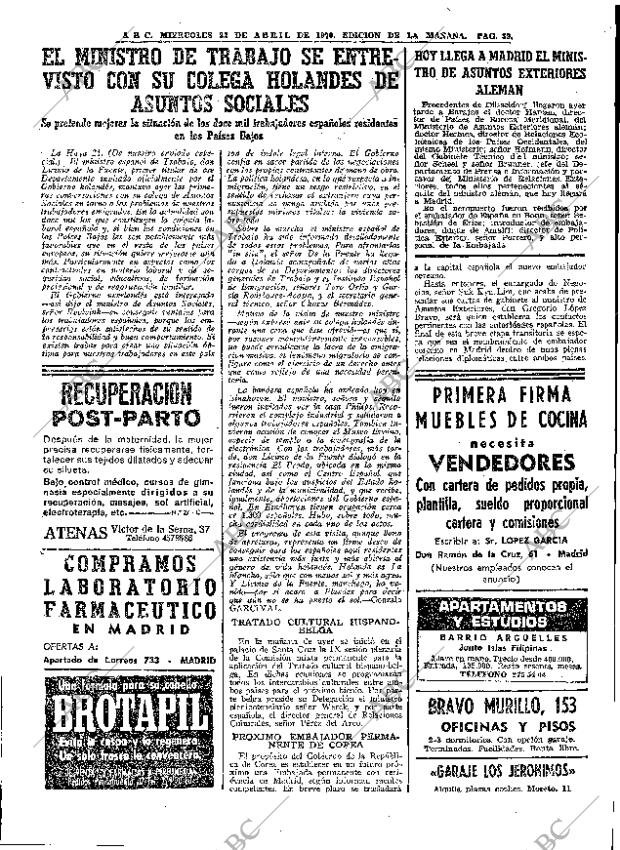 ABC MADRID 22-04-1970 página 39