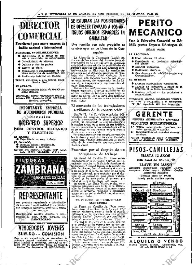 ABC MADRID 22-04-1970 página 48