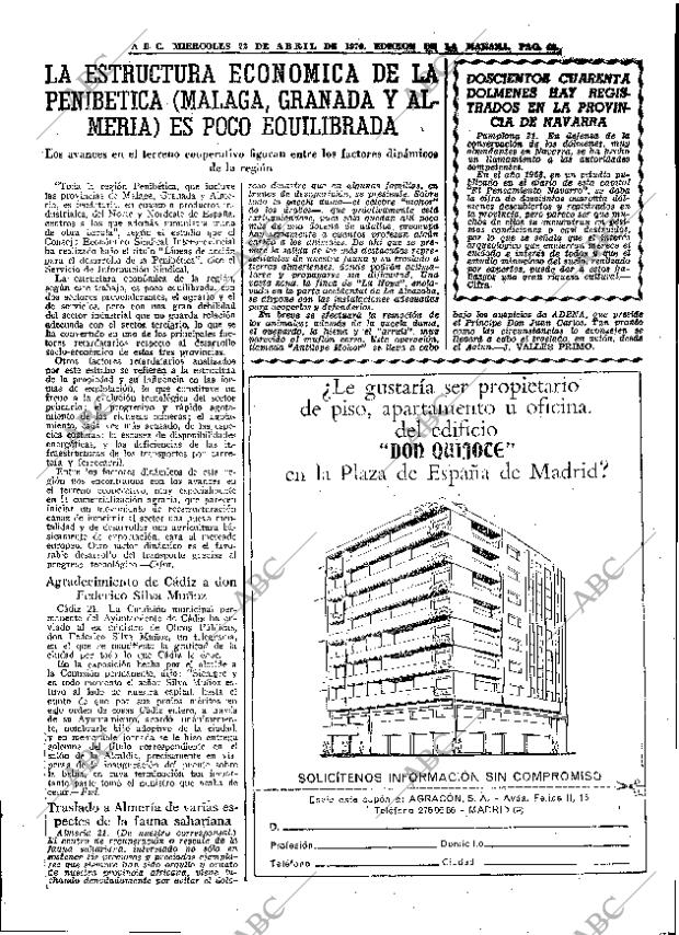 ABC MADRID 22-04-1970 página 49