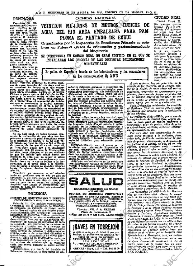 ABC MADRID 22-04-1970 página 51