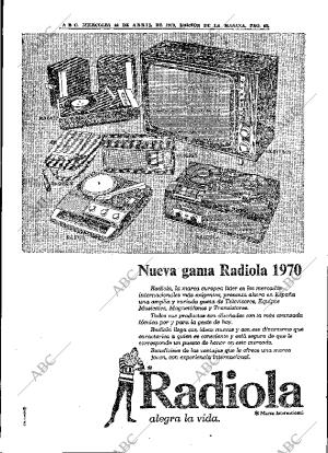 ABC MADRID 22-04-1970 página 52