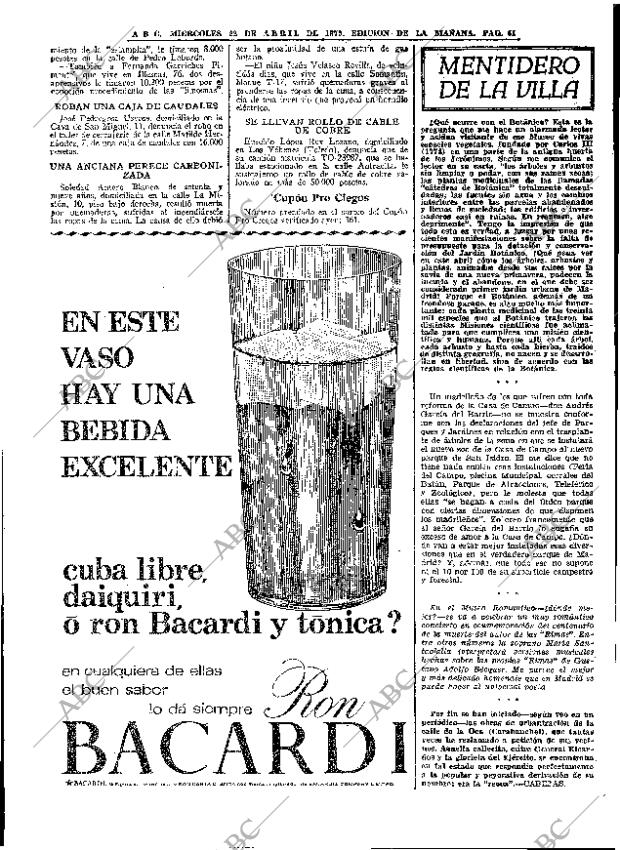ABC MADRID 22-04-1970 página 61