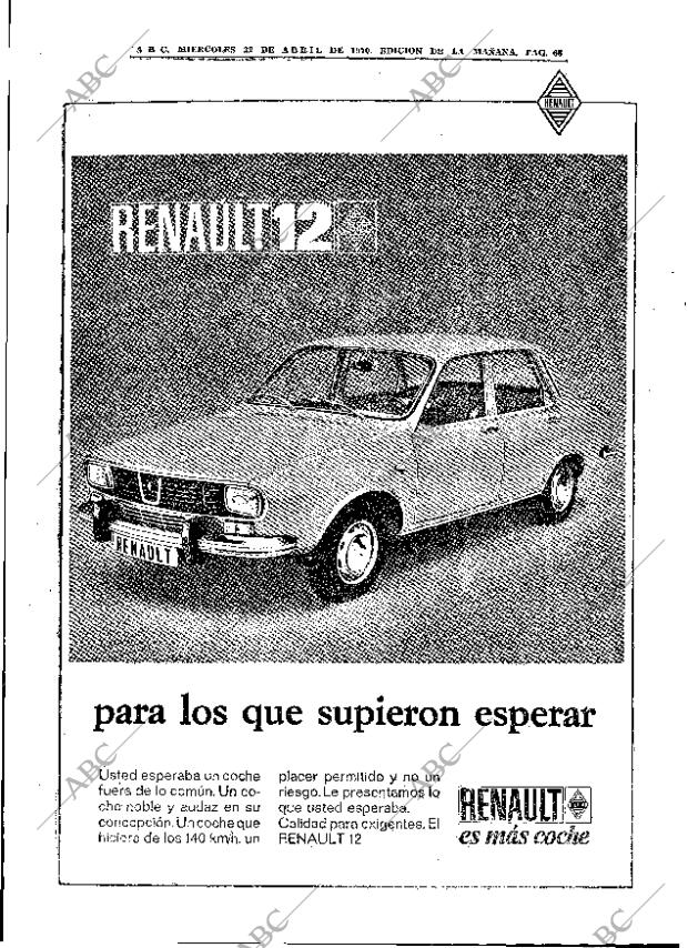 ABC MADRID 22-04-1970 página 68