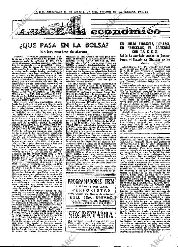 ABC MADRID 22-04-1970 página 69