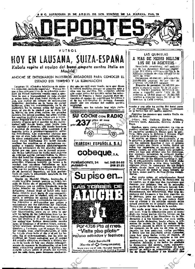 ABC MADRID 22-04-1970 página 75