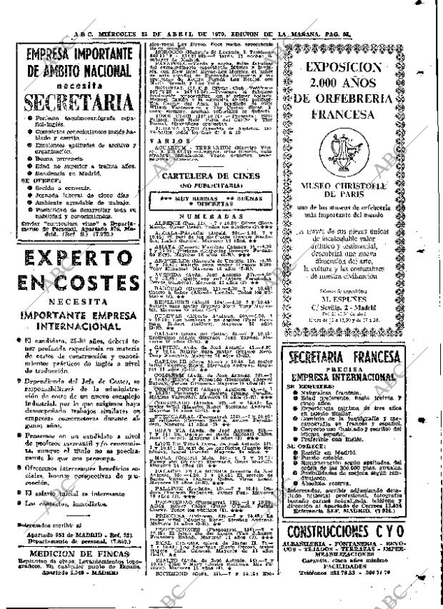 ABC MADRID 22-04-1970 página 95