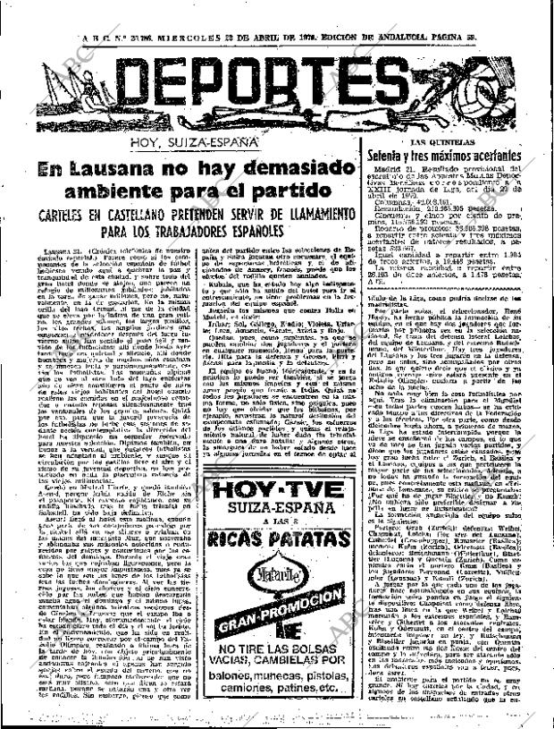 ABC SEVILLA 22-04-1970 página 41