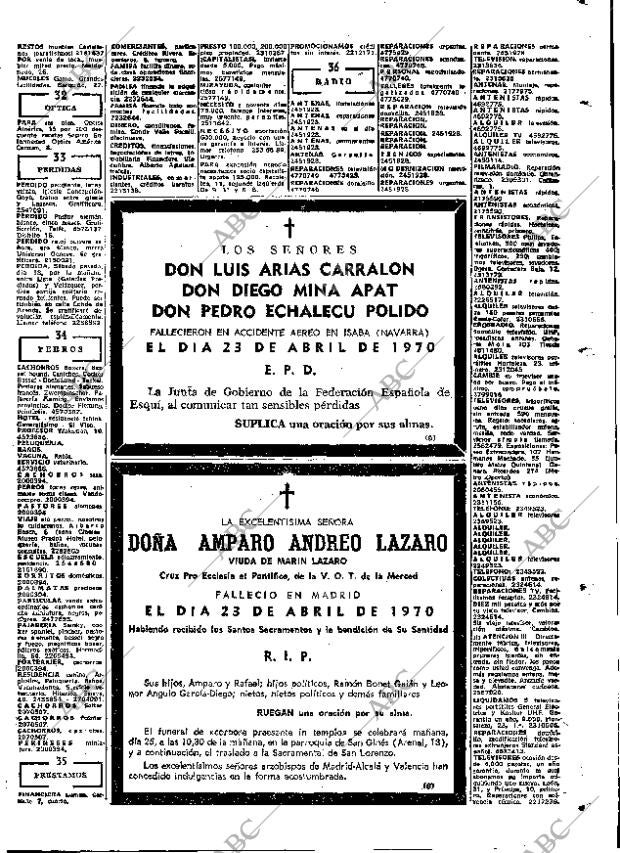 ABC MADRID 24-04-1970 página 115