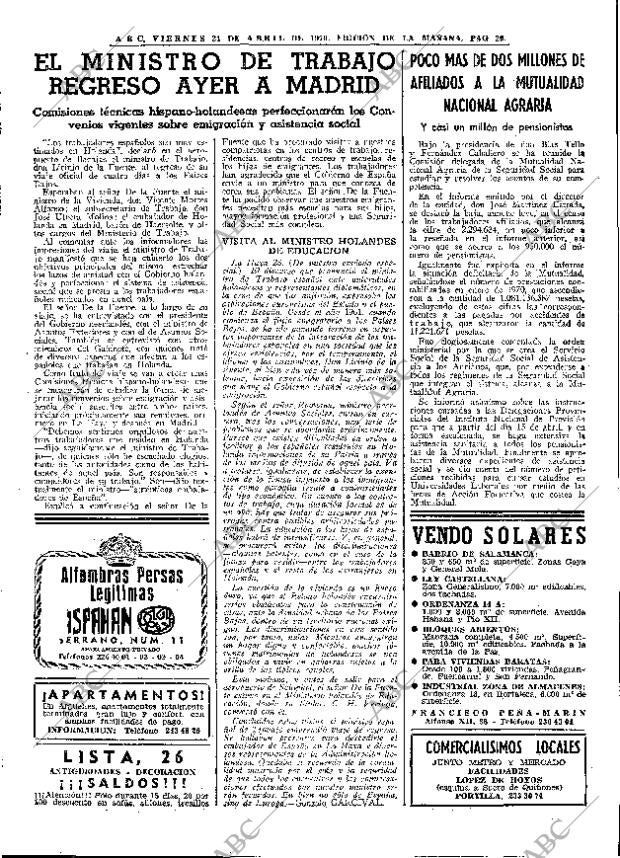 ABC MADRID 24-04-1970 página 29