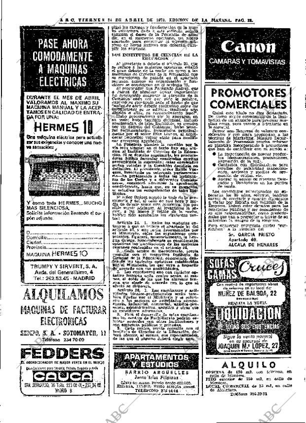 ABC MADRID 24-04-1970 página 32