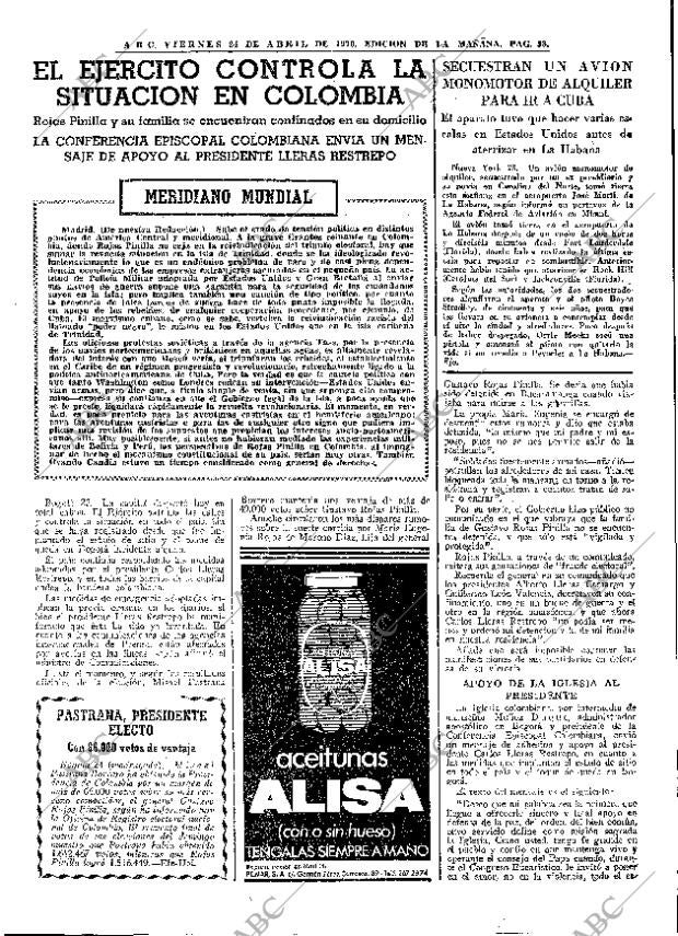 ABC MADRID 24-04-1970 página 33