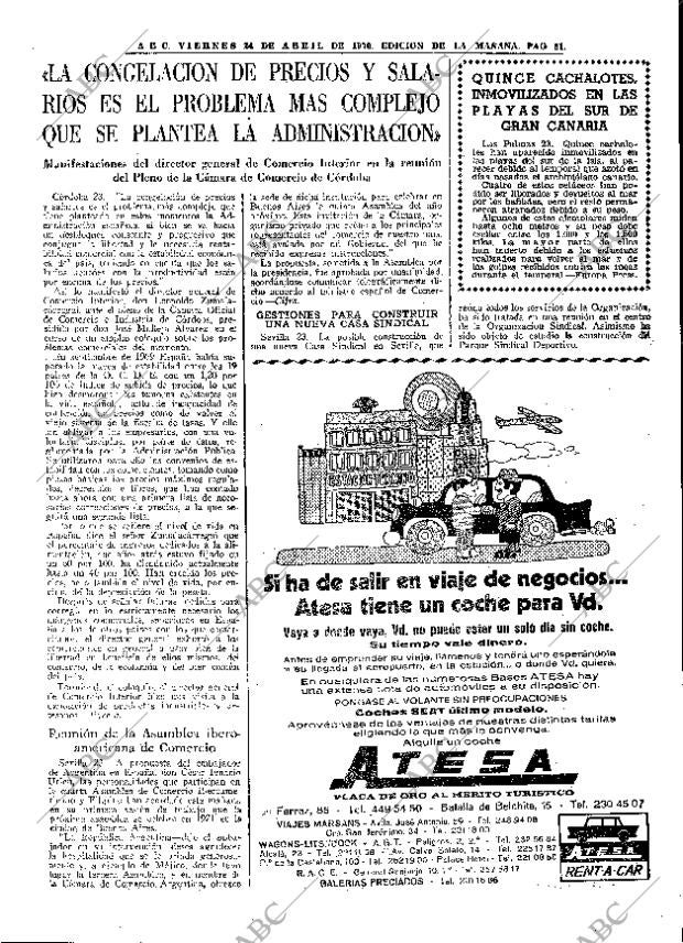 ABC MADRID 24-04-1970 página 51