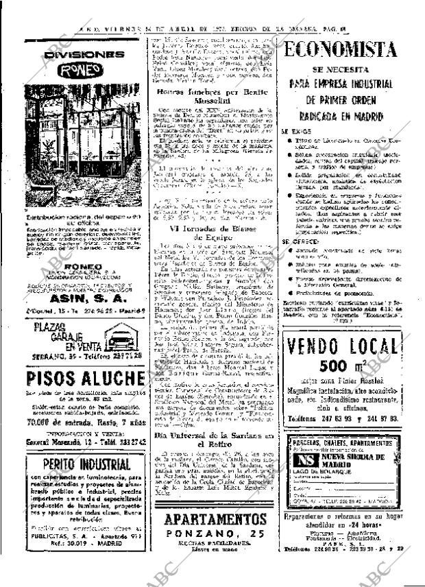 ABC MADRID 24-04-1970 página 58