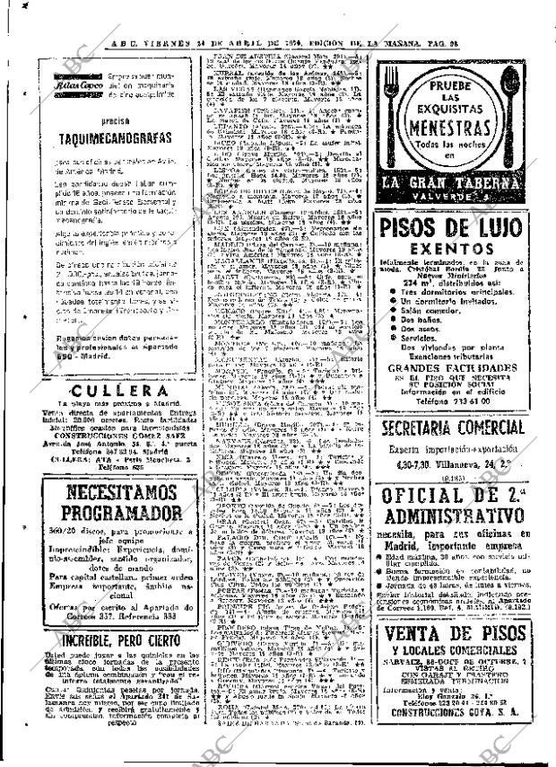 ABC MADRID 24-04-1970 página 98