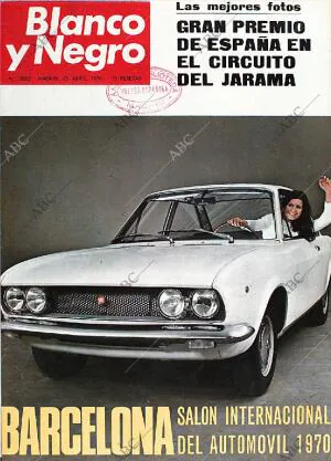 BLANCO Y NEGRO MADRID 25-04-1970