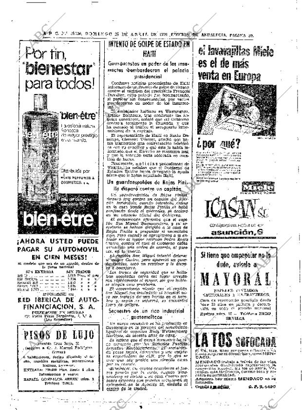 ABC SEVILLA 26-04-1970 página 50