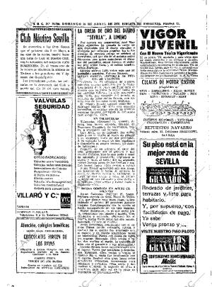 ABC SEVILLA 26-04-1970 página 72