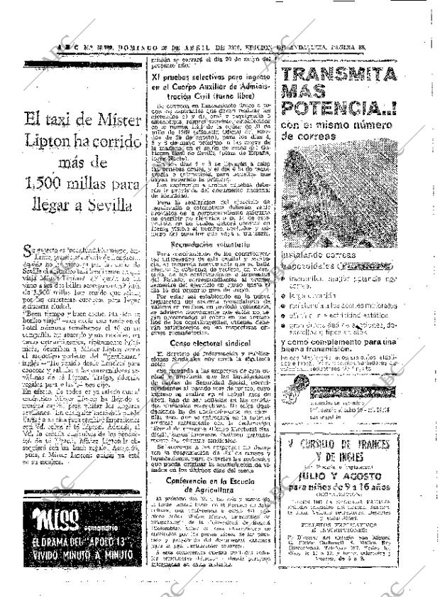 ABC SEVILLA 26-04-1970 página 88