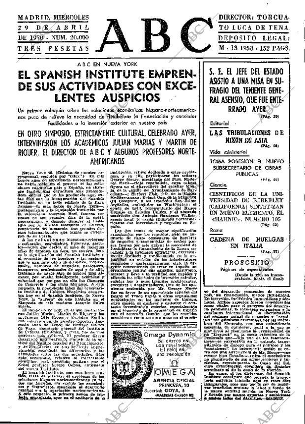 ABC MADRID 29-04-1970 página 29