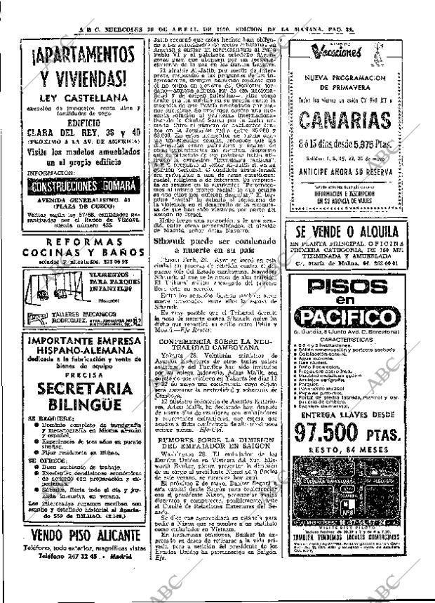 ABC MADRID 29-04-1970 página 34