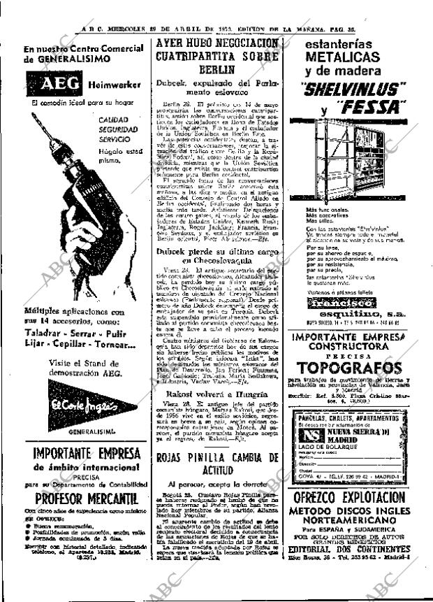 ABC MADRID 29-04-1970 página 36