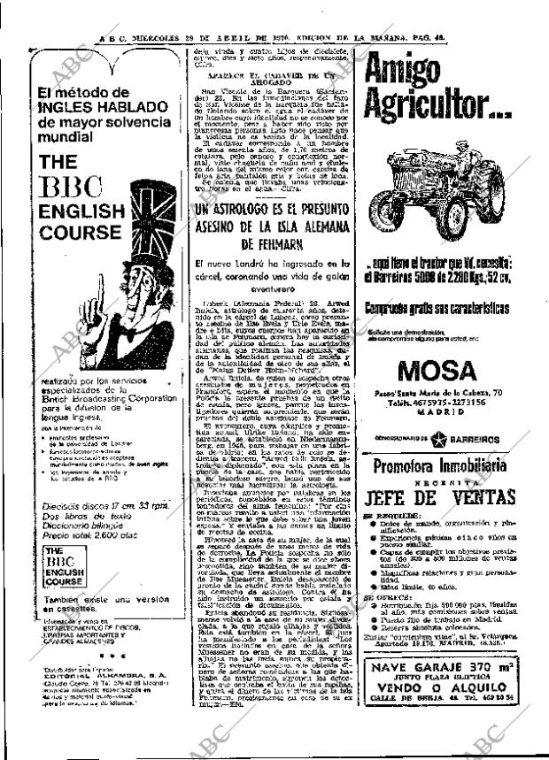 ABC MADRID 29-04-1970 página 46