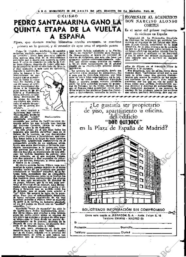 ABC MADRID 29-04-1970 página 85