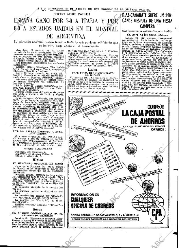ABC MADRID 29-04-1970 página 87