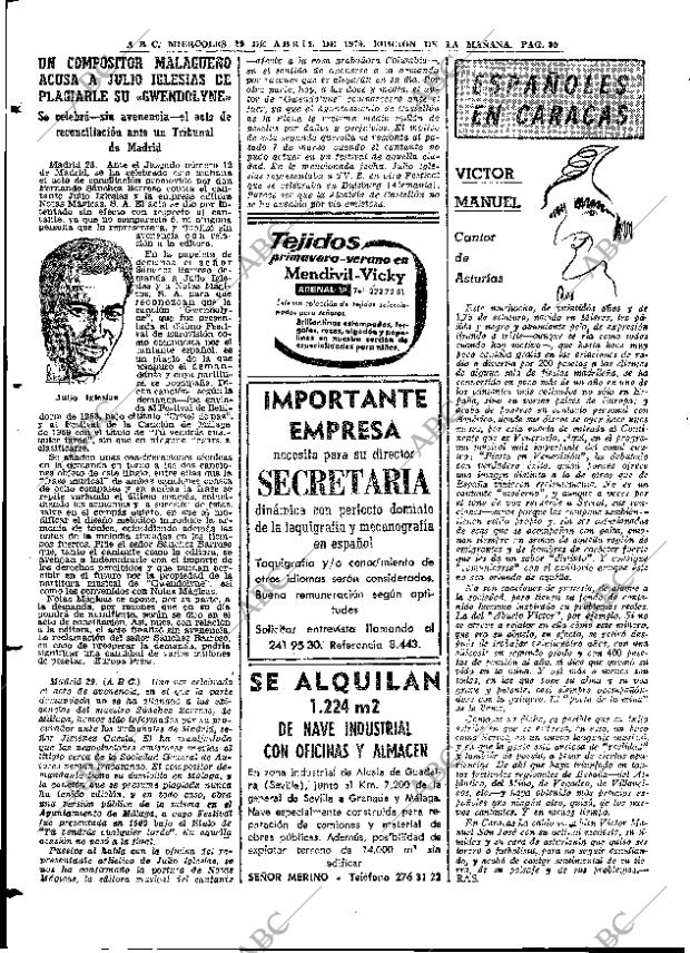 ABC MADRID 29-04-1970 página 90