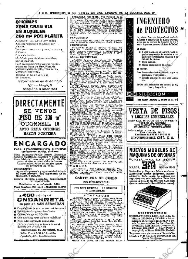 ABC MADRID 29-04-1970 página 99