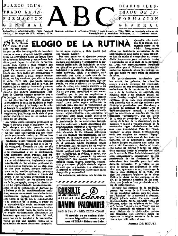 ABC SEVILLA 01-05-1970 página 3