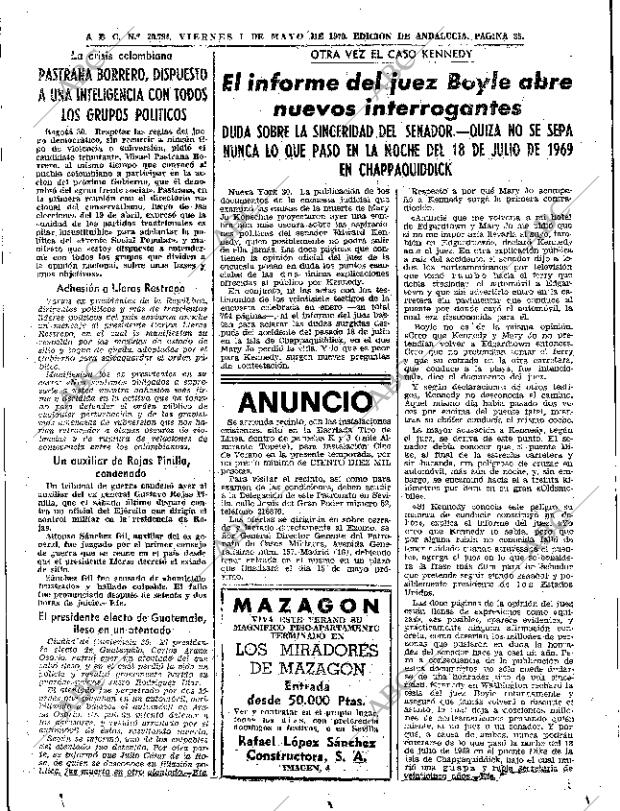 ABC SEVILLA 01-05-1970 página 33