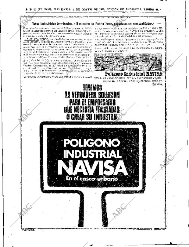 ABC SEVILLA 01-05-1970 página 42