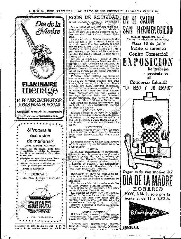 ABC SEVILLA 01-05-1970 página 58