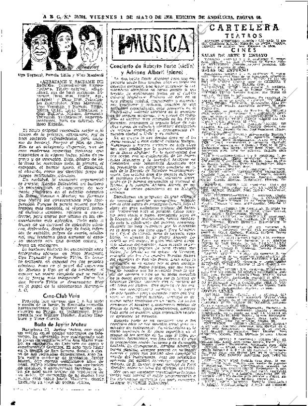 ABC SEVILLA 01-05-1970 página 66