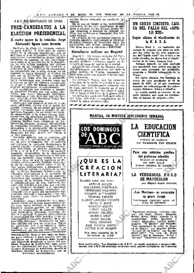 ABC MADRID 02-05-1970 página 29